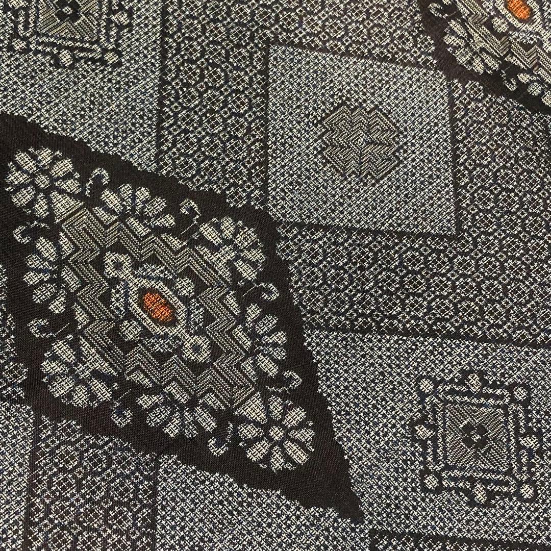 着物と帯オレンジ y229◾️アンティーク時代大島紬着物10点◾️龍郷調大島/泥大島