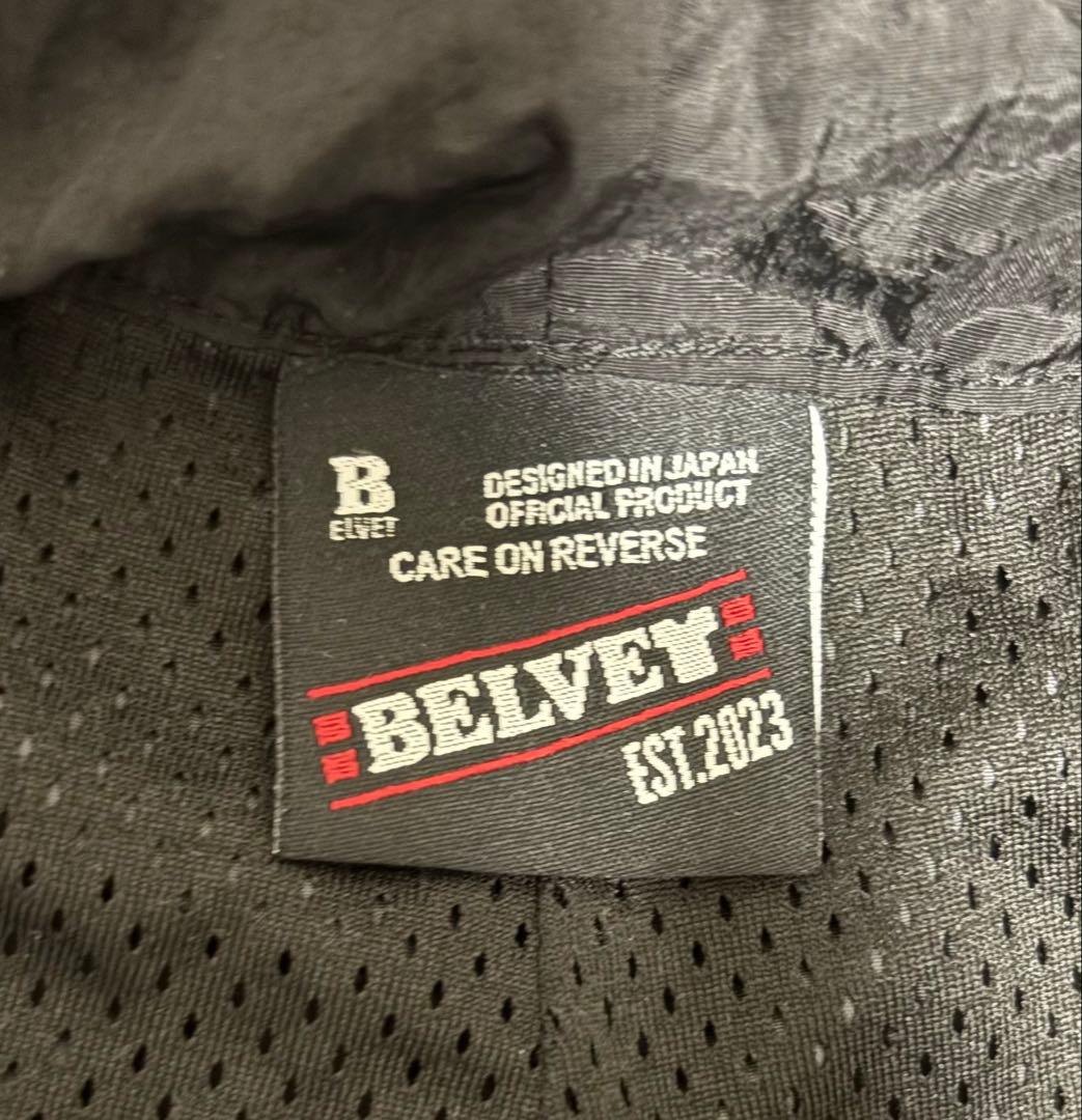 BELVET ナイロンジャケット ナイロンパンツ セットアップ ブラック グレー