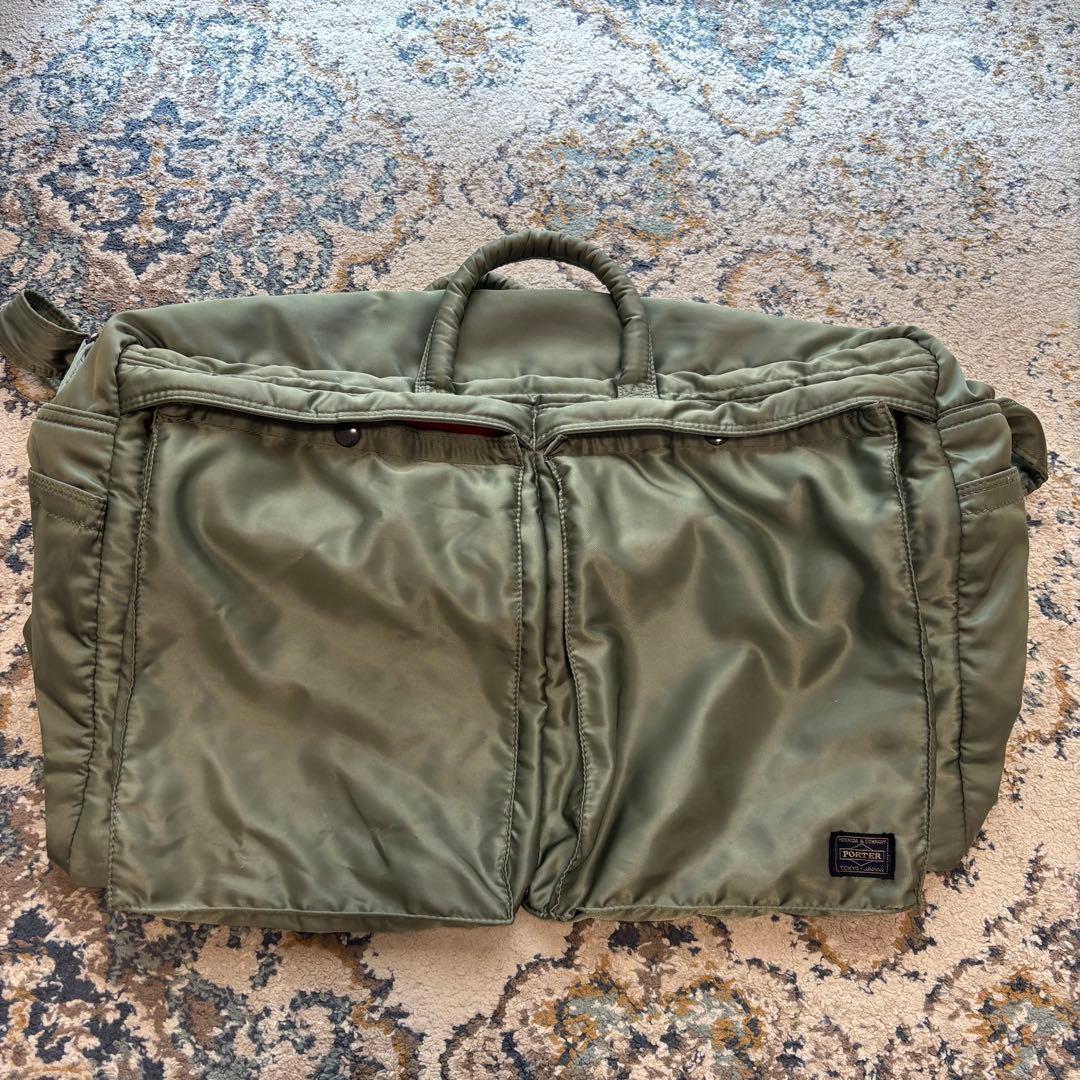 PORTER タンカー　ボストンバッグ　セージグリーン