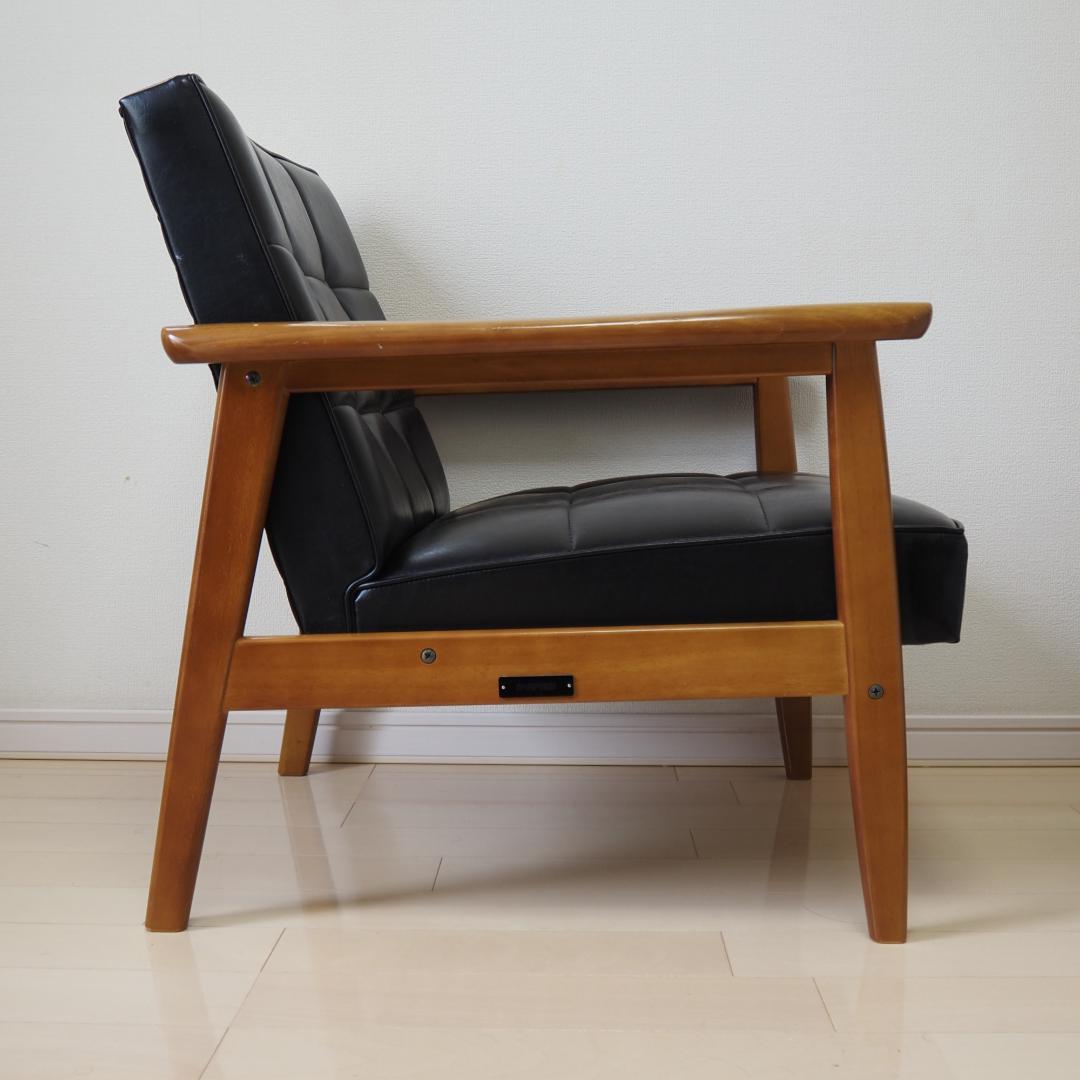 カリモク60 Kチェア1シーター（スタンダードブラック）