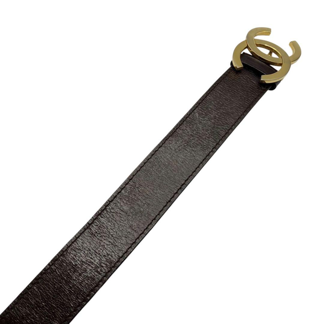 ⭐️良品⭐️ シャネル ベルト 65 ココマーク ブラック ヴィンテージ