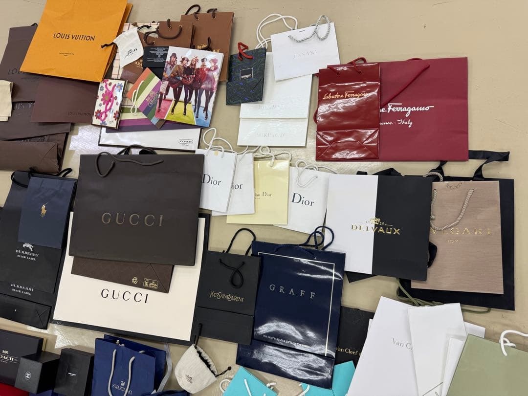 ブランドショッパー　ジュエリーケース　時計空箱　コマ　まとめ売り