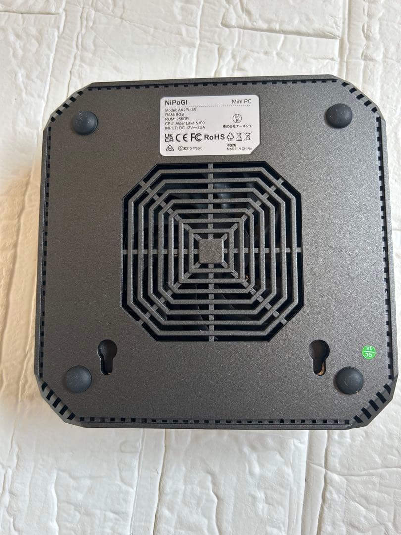 一点限り❣️ミニpc n100 高速動作　最大3.4GHz 4C4T 小型pc