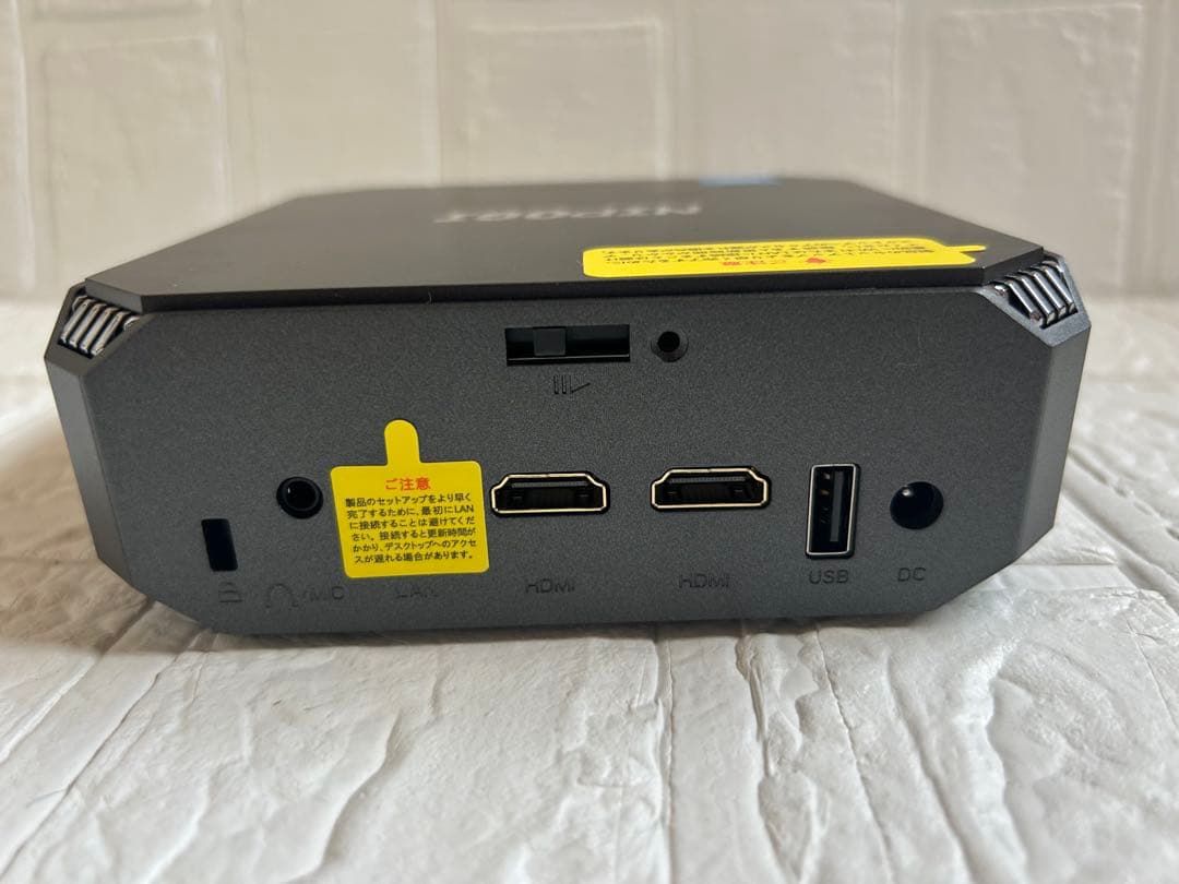 一点限り❣️ミニpc n100 高速動作　最大3.4GHz 4C4T 小型pc