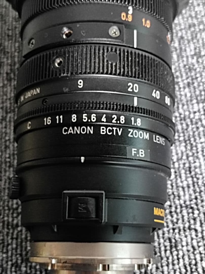 Canon BCTVズームレンズ、YJ19☓9B 9-171mm 1∶1.8
