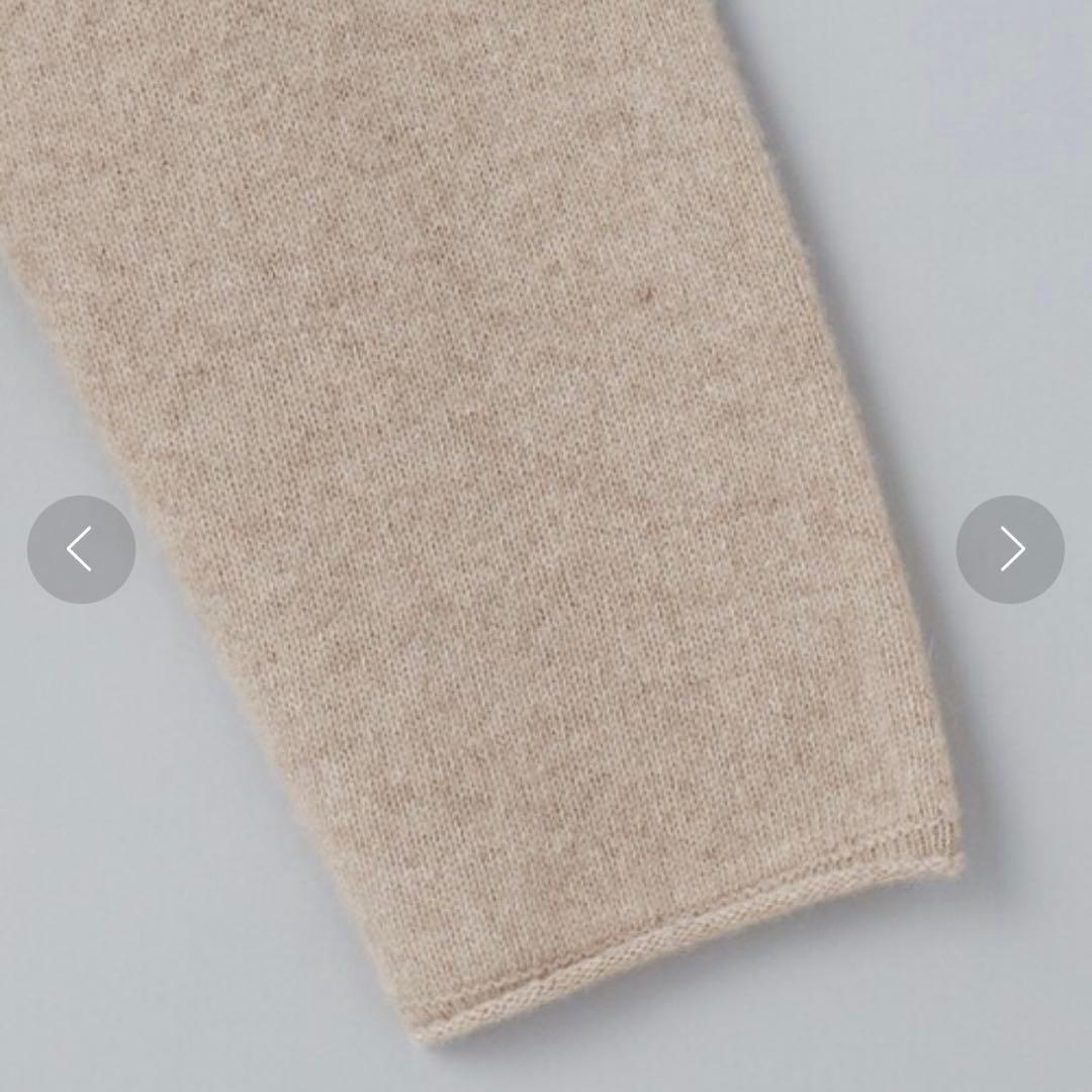 新品未使用　6(ROKU) stole cardigan BEIGE