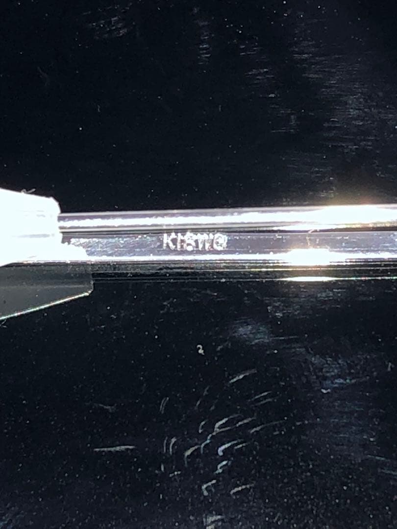 K18枠K14針　ブローチ兼ペンダントトップ