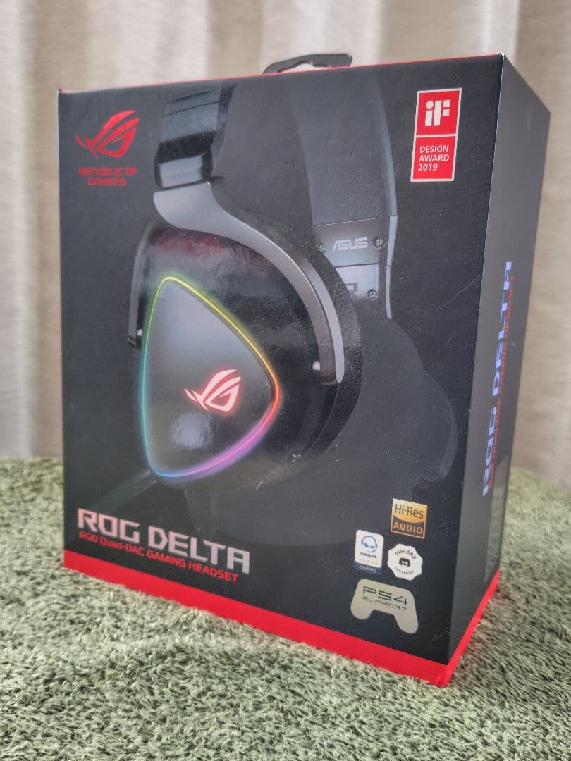 ASUS ROG DELTA 　エイスース　ゲーミングヘッドセット　ヘッドホン