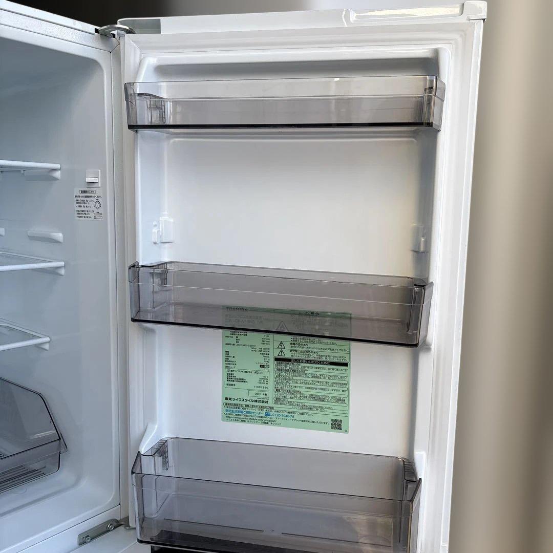 美品/2023年製/日立洗濯機/BEATWASH/7kg/東芝/冷蔵庫153L/