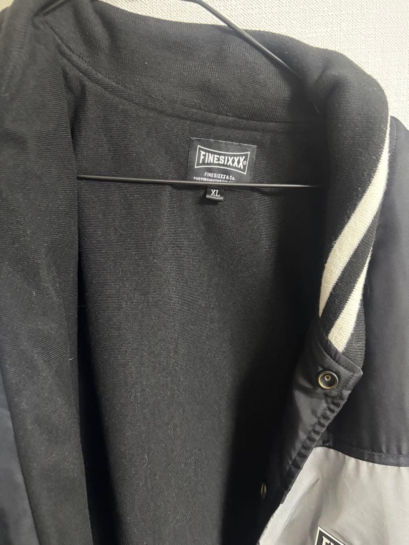 FINESIXXX ナイロンジャケット XL ブラック/グレー
