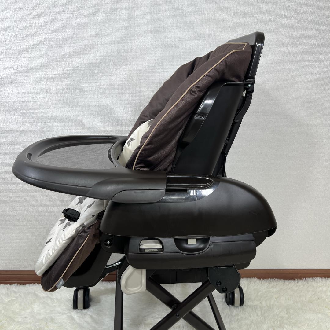 コンビ ネムリラ4キャスAT ハイローチェア ベージュ 電動スウィング