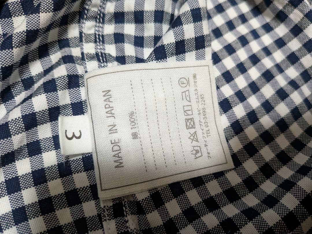 45R 45rpm 薄オックスのフリルオーシャンブラウス