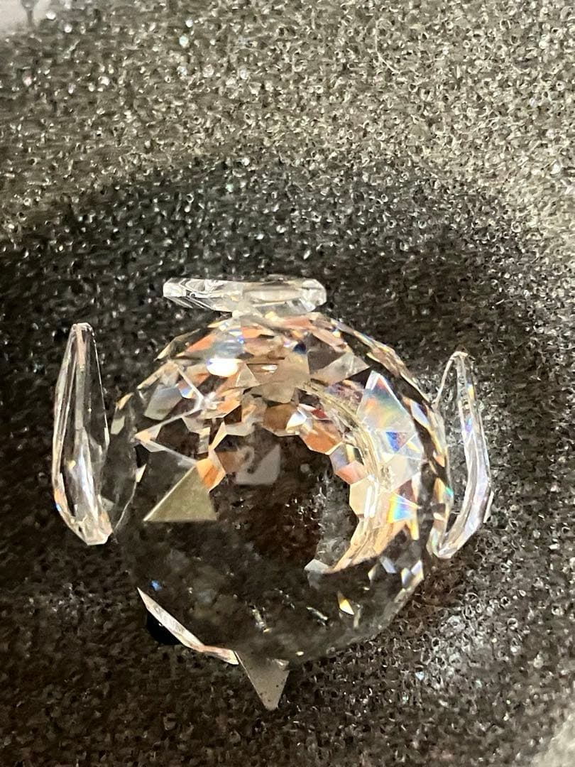 SWAROVSKI スワロフスキー 1988年 廃盤品 置物 鳥 スズメ 希少