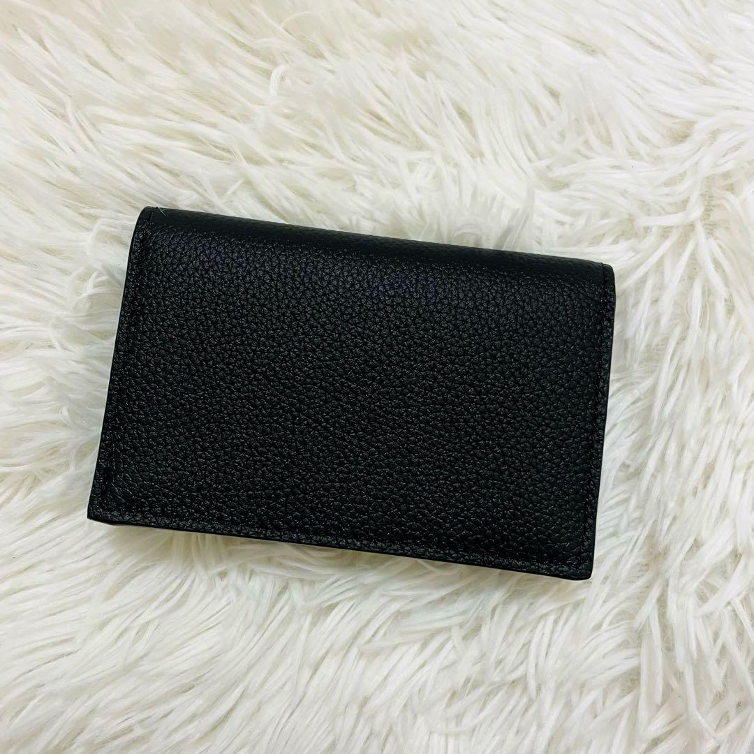 新品✨付属完備✨LOEWE 名刺入れ カードケース アナグラム レザー ブラック
