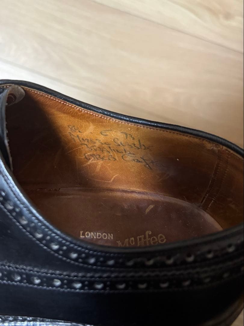 Alan McAfee ウィングチップ ダービーシューズ