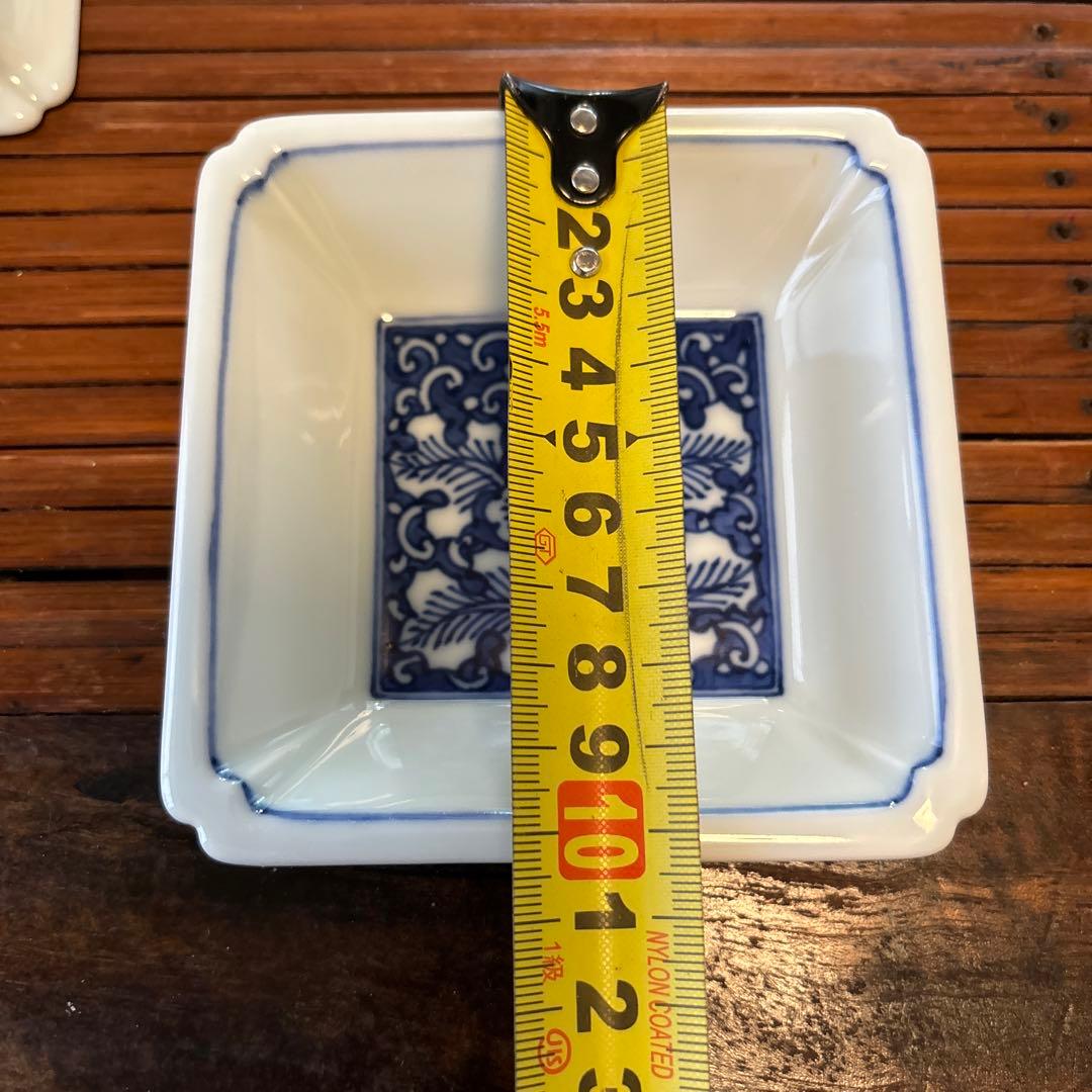 渋草焼芳国舎　角皿　5枚セット