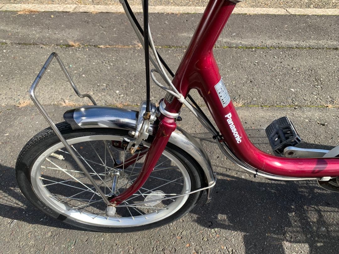 【動作確認済】送料無料 Panasonic 電動三輪自転車8.9Ah長押し4点灯