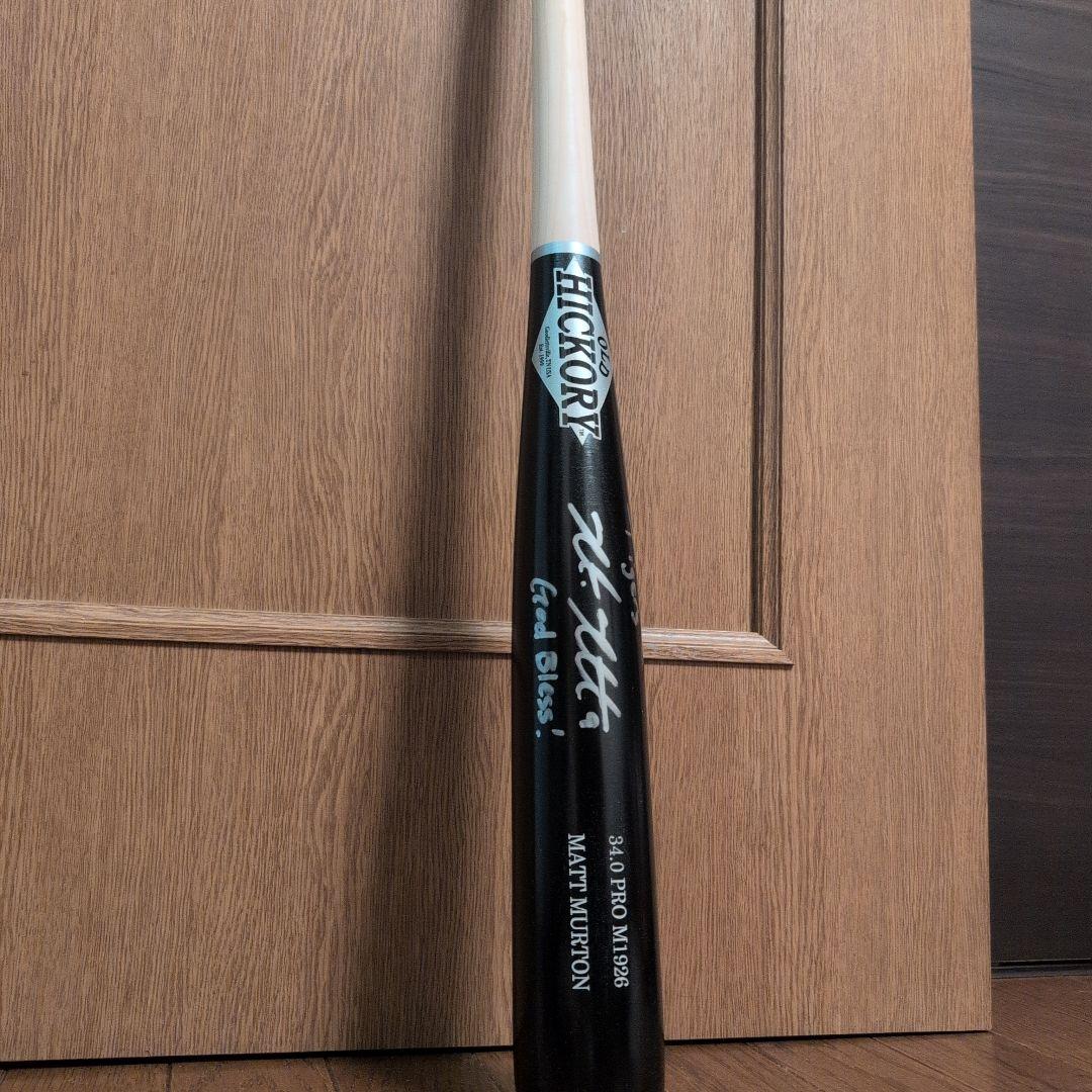 阪神タイガース マートン サイン入りバット