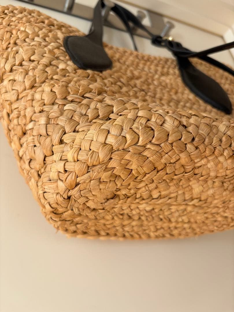専用 フルラ FURLA ナチュラルストロー かごバッグ トートバッグ