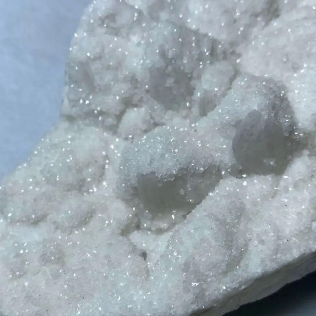 素晴らしい景観！スノーホワイトドゥルージーキャップ水晶クラスター③