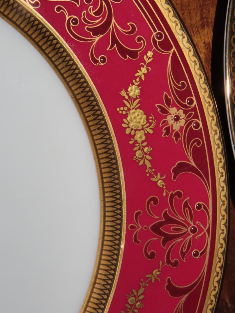 専用　ノリタケ100周年　21ｃｍプレート6枚　クイーンズヘリテージシリーズ