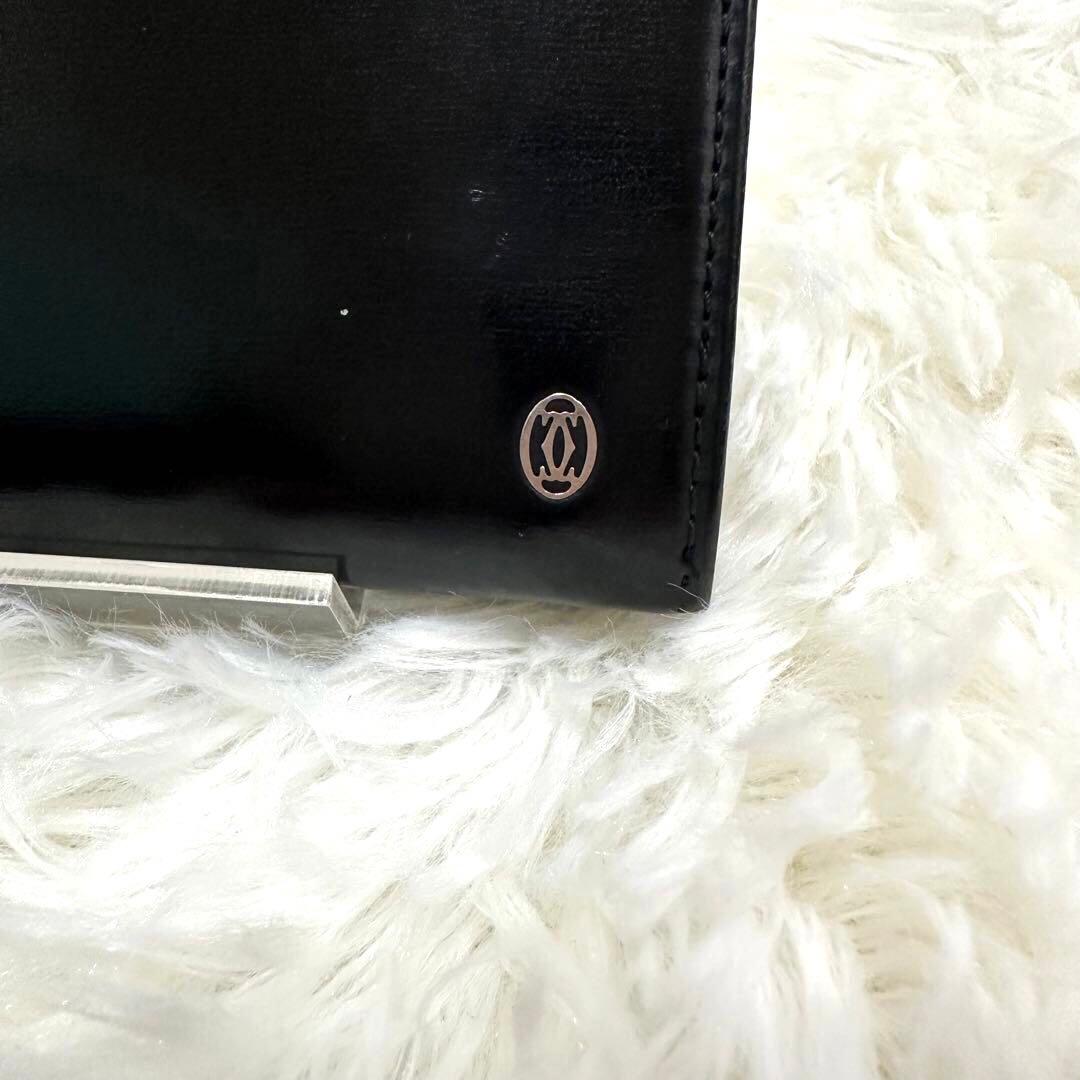 【美品】Cartier カルティエ 名刺入れ カードケース メンズ レザー