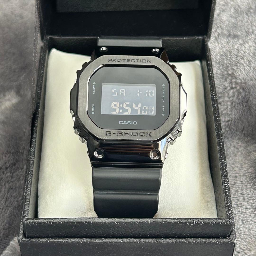 メタルブラック［正常稼働］G-SHOCK GM-5600B-1JF