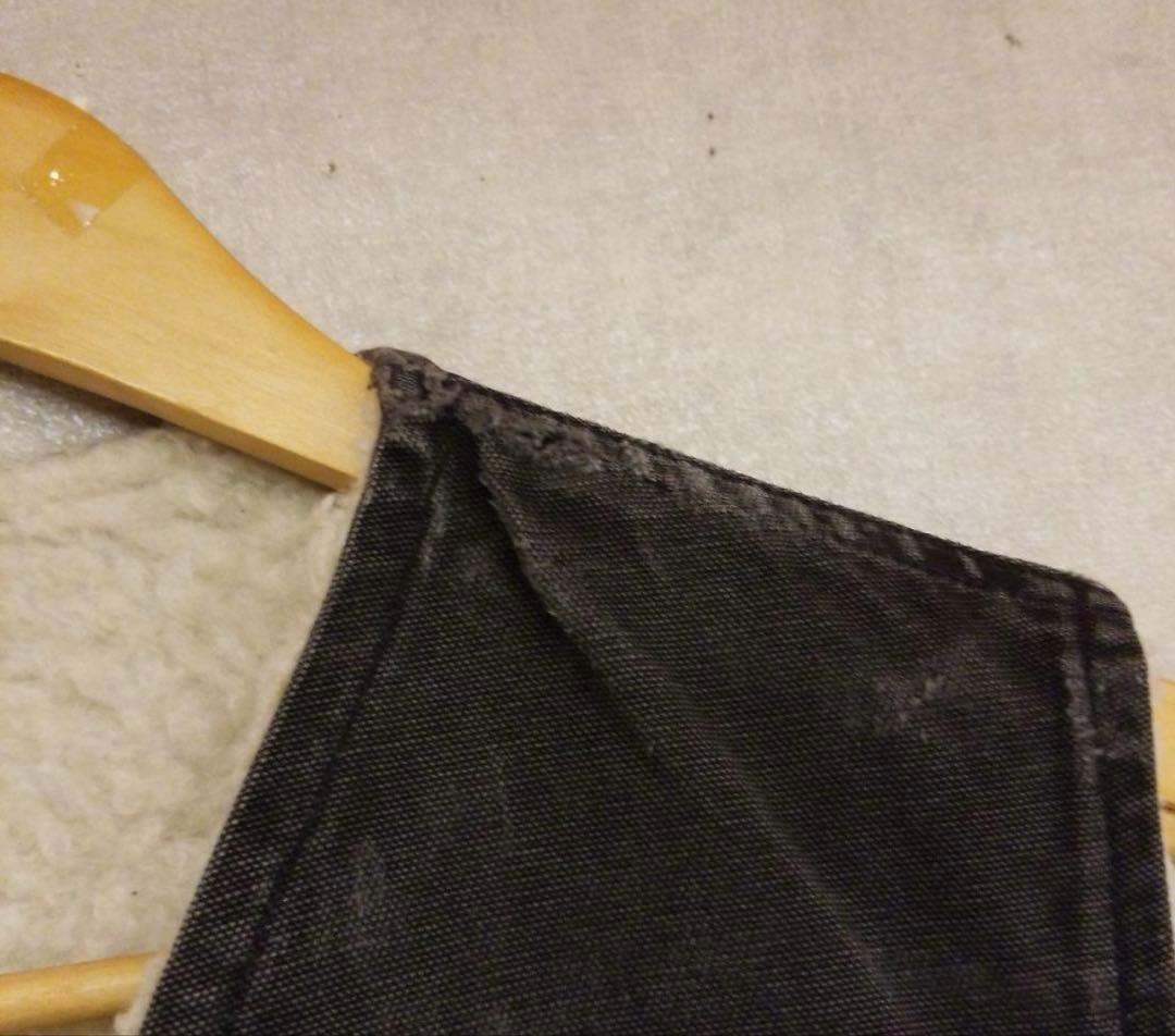 90s カーハートCarhartt　ダックベスト　ブラック　フェード