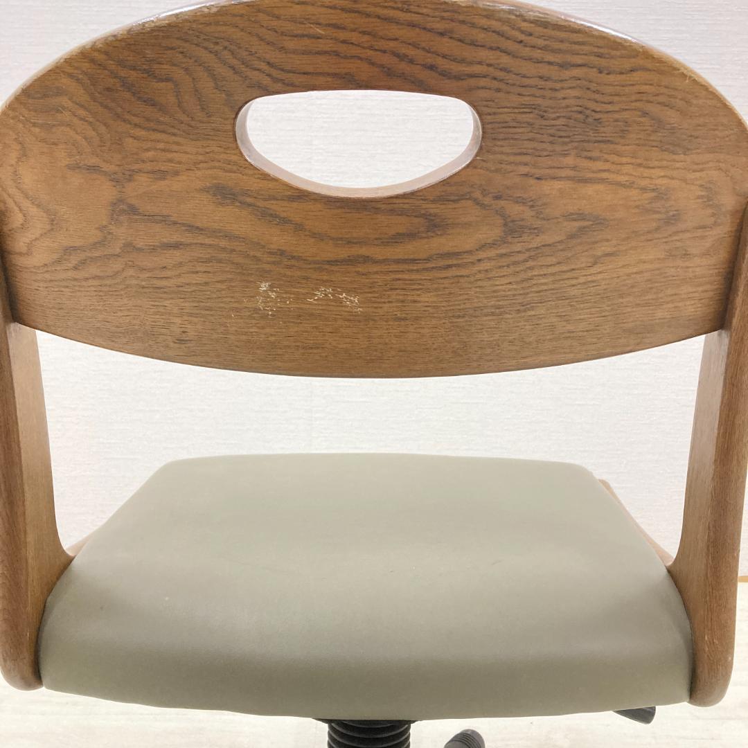 浜本工芸　デスクチェア　ワークチェア　昇降　椅子　キャスター付き