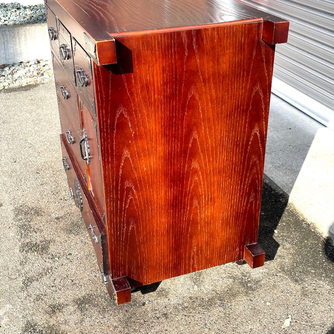 アンティーク キャスター付き 箪笥 車箪笥 キャビネット レトロ