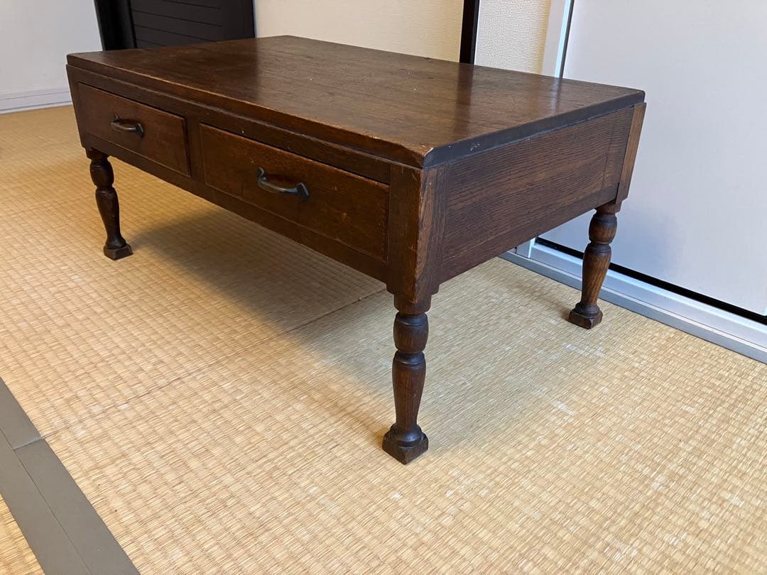 昭和レトロ 文机 座卓 ローテーブル 机 アンティーク ちゃぶ台　古家具