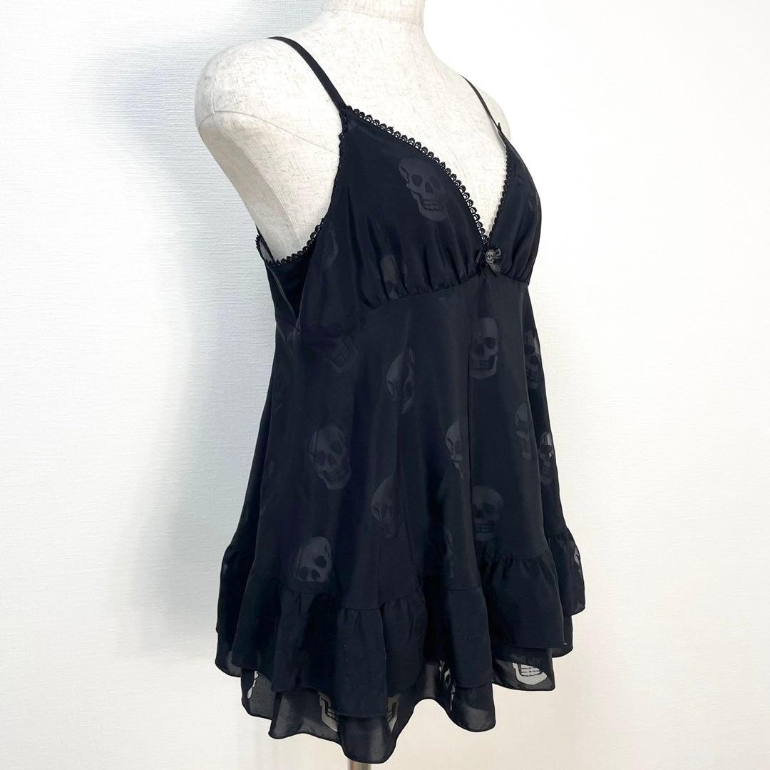 y2k✨️ 00s HYSTERIC GLAMOUR スカル シアー キャミソール