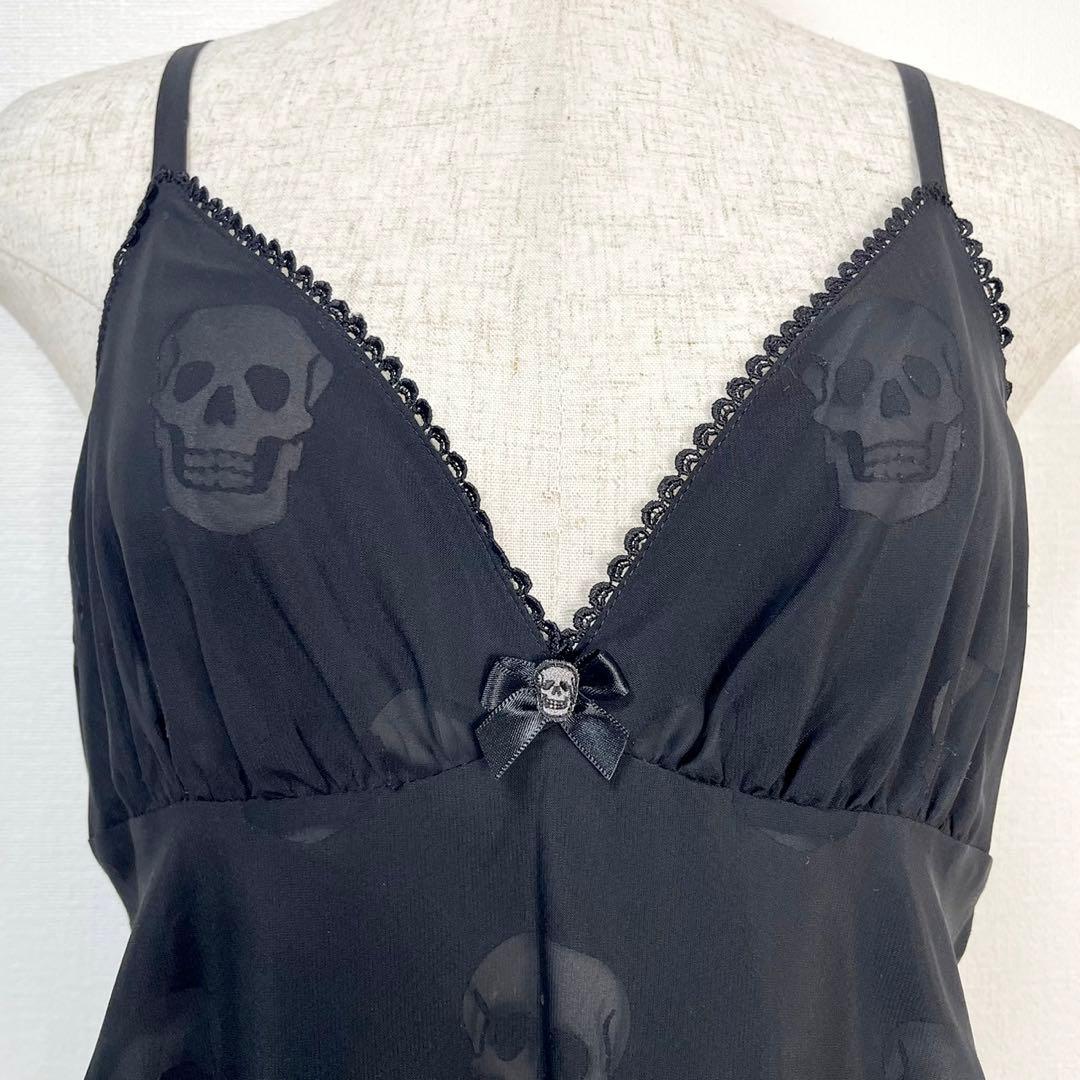 y2k✨️ 00s HYSTERIC GLAMOUR スカル シアー キャミソール