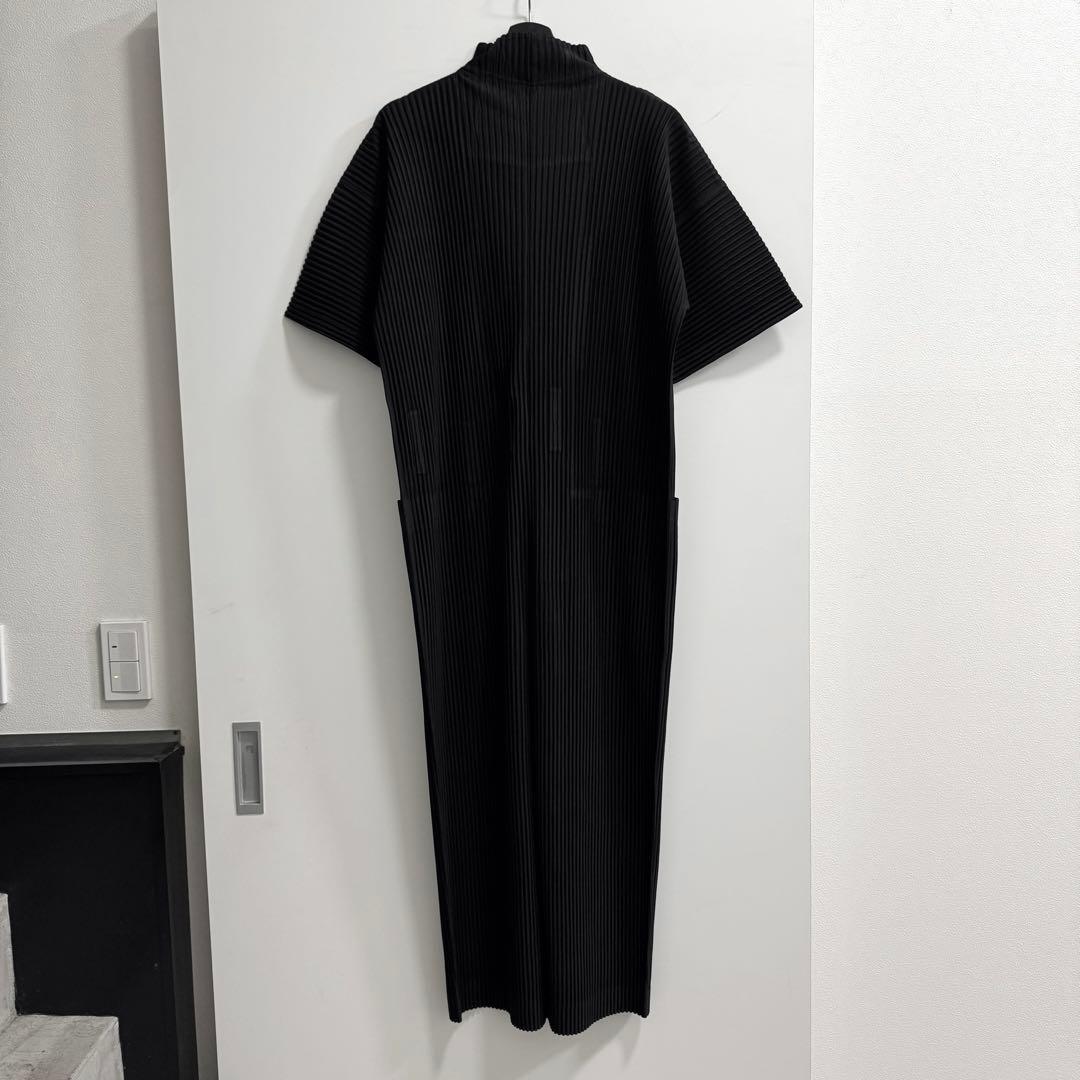 HOMME PLISSE PLEATS BOTTOMS ジャンプスーツ黒