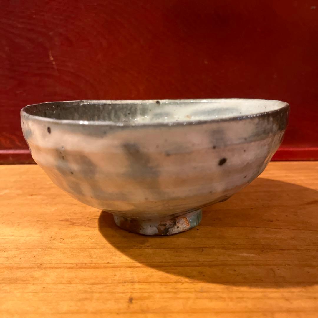 辻村塊 粉引茶碗 共箱あり