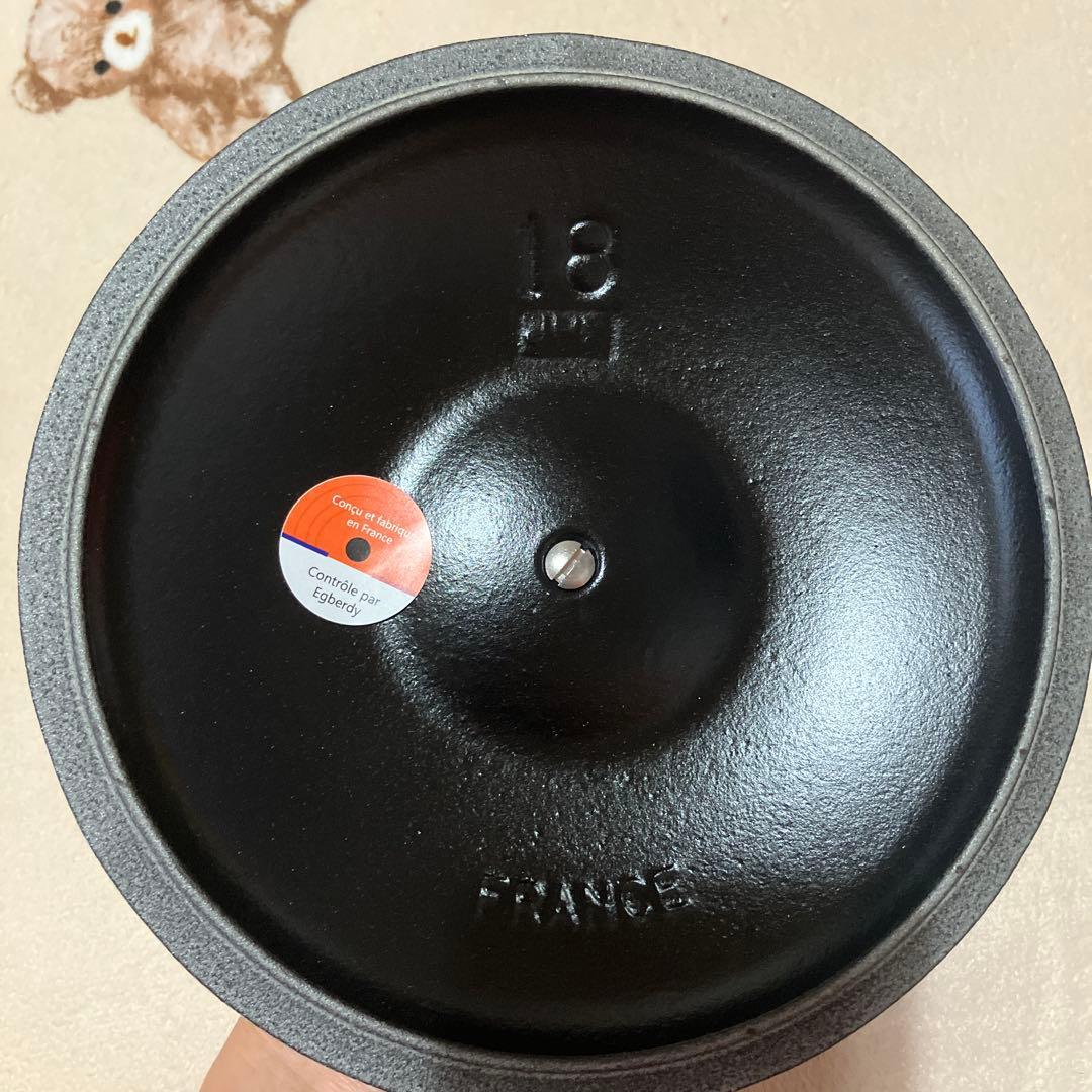 新品＊ルクルーゼ／ココット・エブリィ18ワガラ　サイザル（ライトゴールドツマミ）