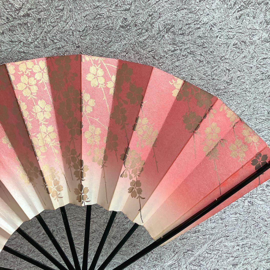 舞扇子3点セット 専用ケース付き 桜 藤 和柄扇子 舞扇