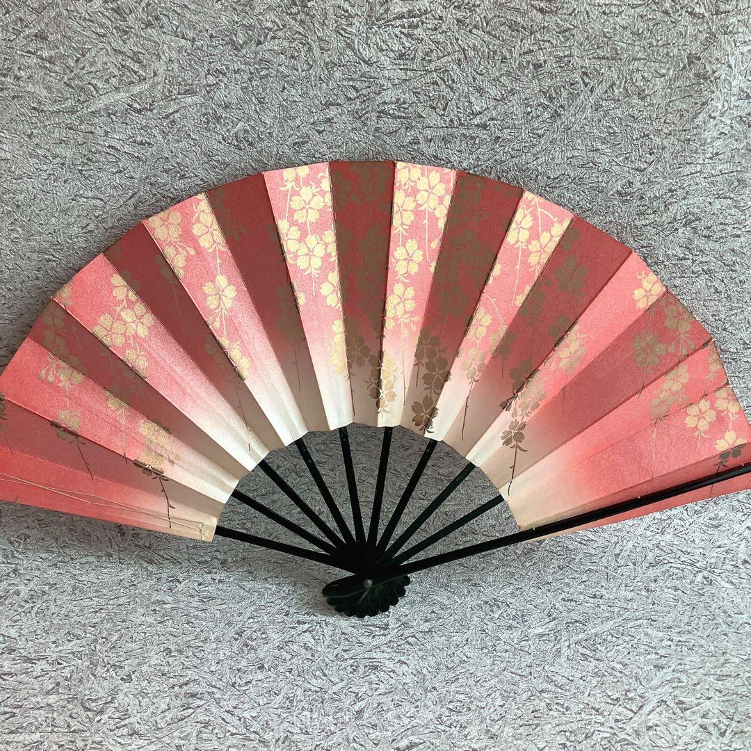 舞扇子3点セット 専用ケース付き 桜 藤 和柄扇子 舞扇