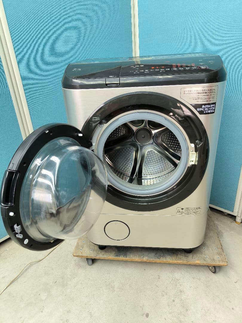 2021年製日立 ドラム式洗濯機12k/7k　洗剤自動 BD-NX120FE8L