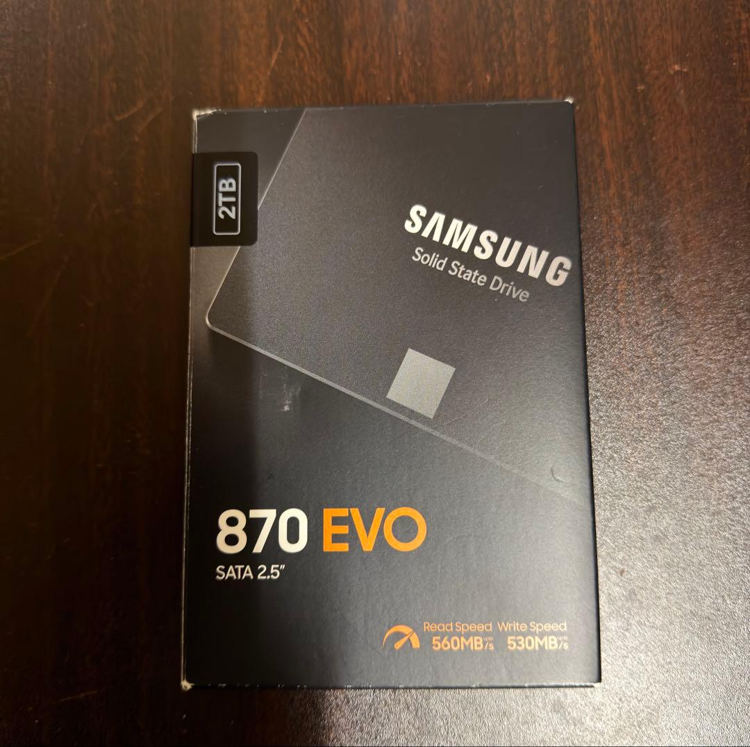 内蔵型SSD Samsung 870 EVO 2TB SATA SSD