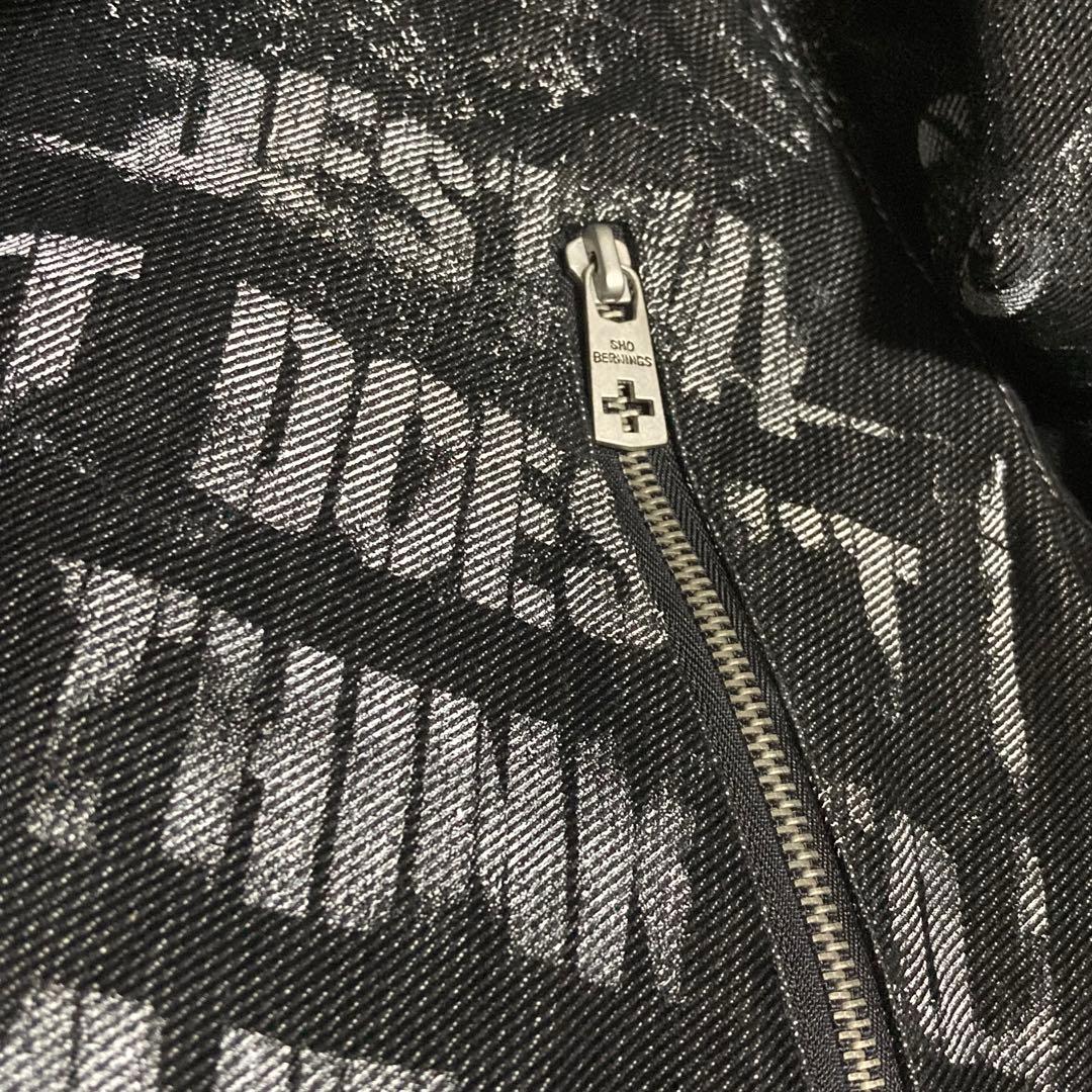 BERNINGS SHO ファー ブラックデニム モッズコート L 美品