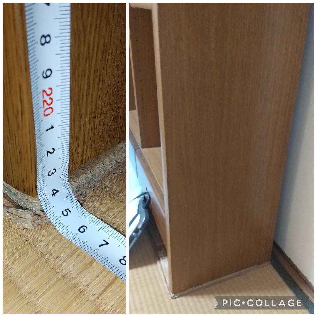 大きい本棚①　木製　ダークブラウン　幅90cm　高224cm　１個　　匿名配送