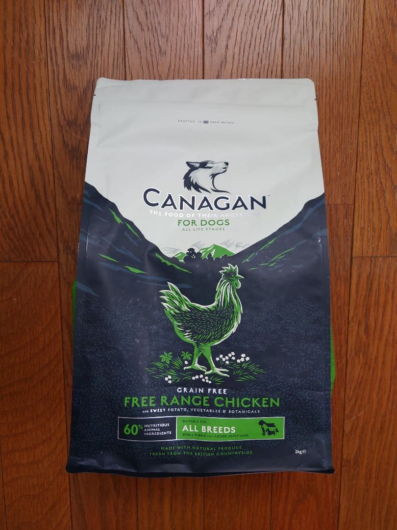 CANAGAN カナガングレインフリー ドッグフード 60 チキン　2kg×3袋