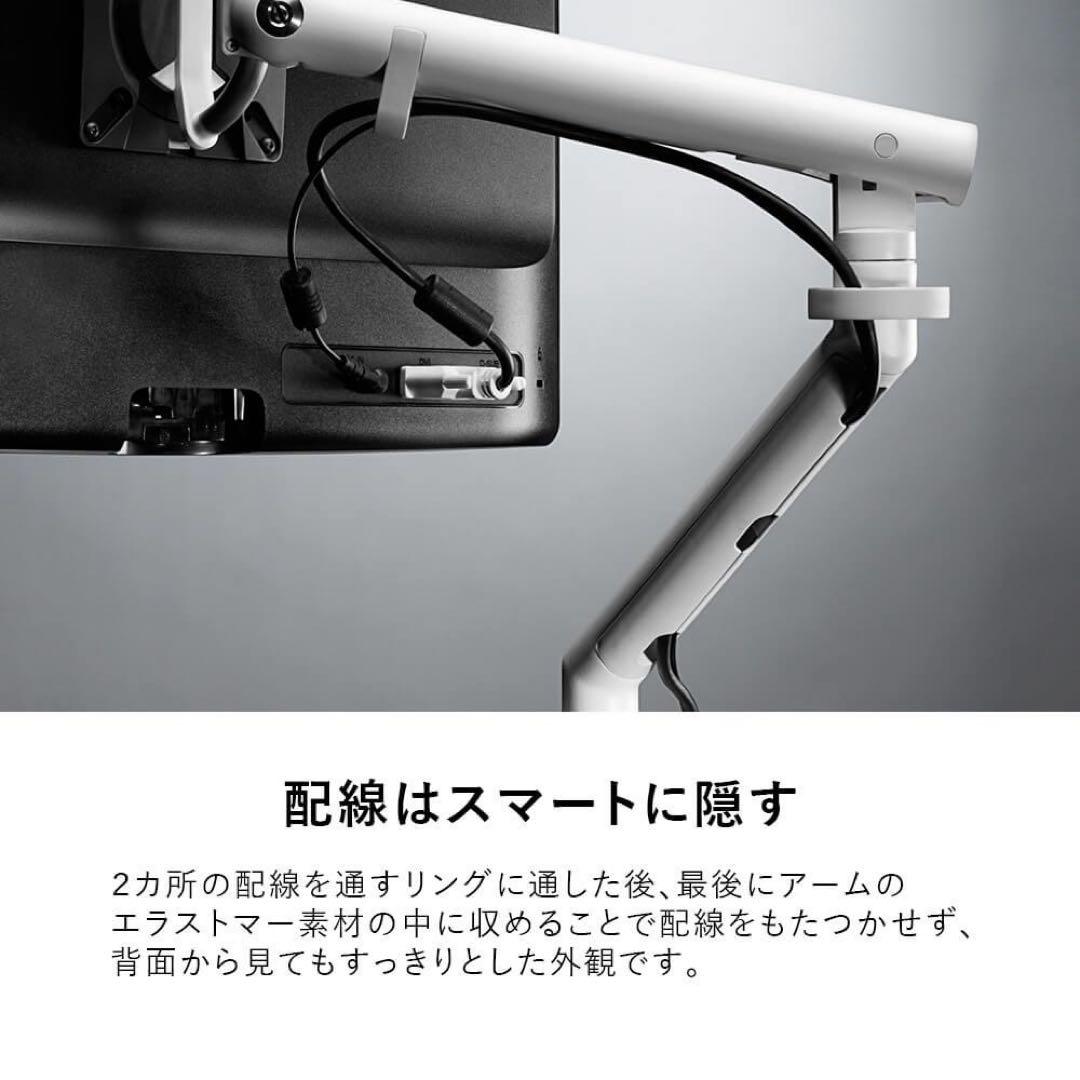 CBS Flo モニターアーム (Herman Miller) 新品未使用 白色