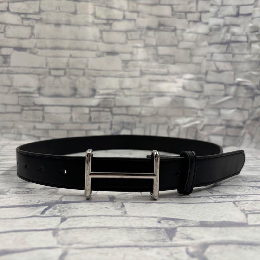 希少美品✨ エルメス ベルト コンスタンス Hバックル 黒 シルバー金具