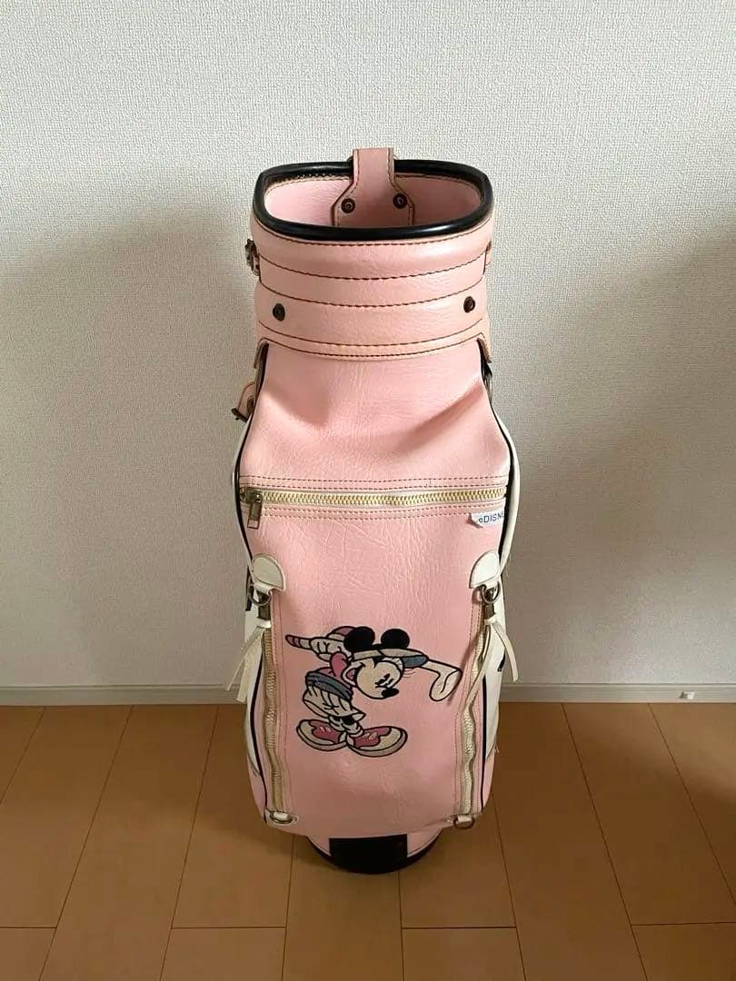 ベルディング　ディズニー　ゴルフキャディバッグ ピンク