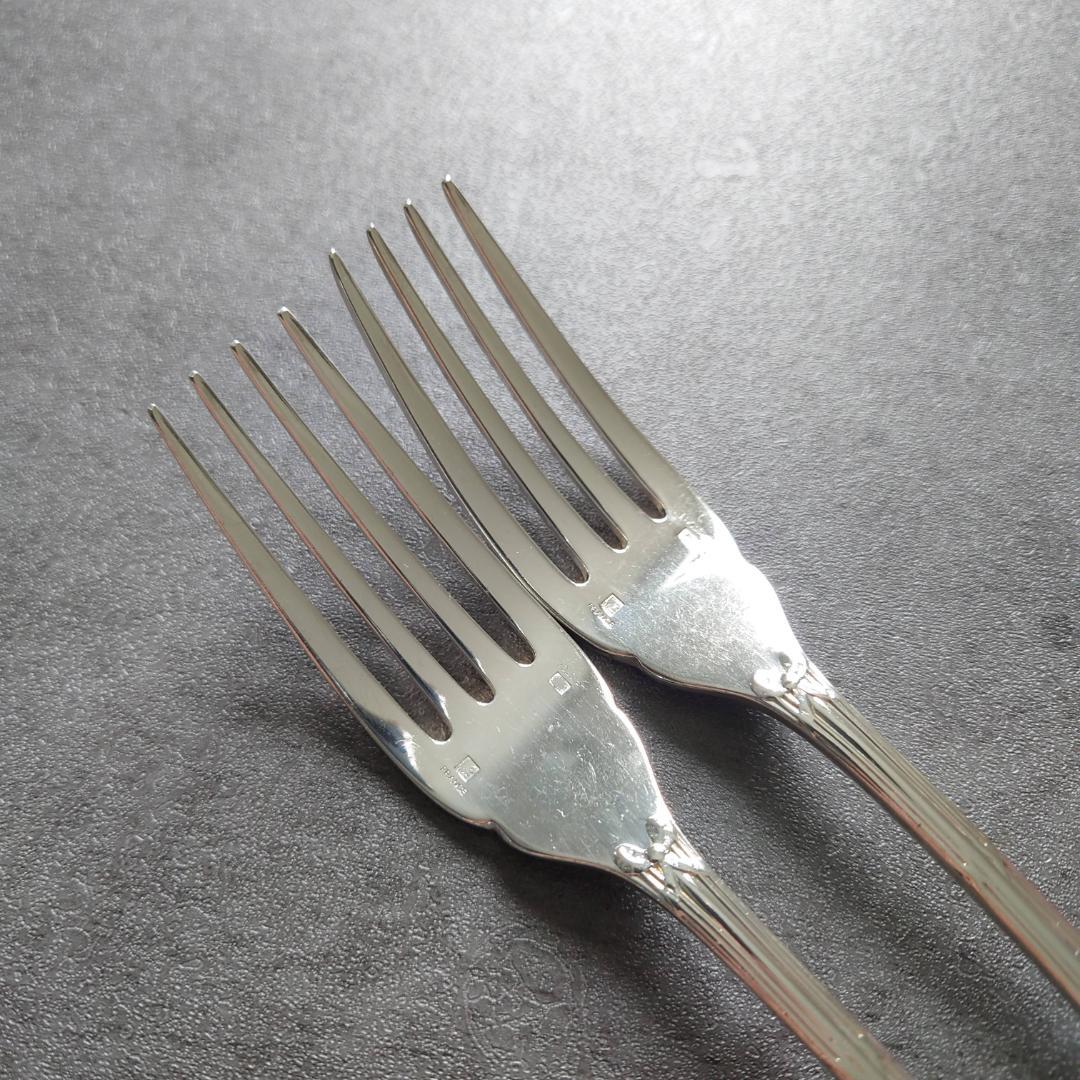 希少 クリストフル リュバン フィッシュフォーク 2点