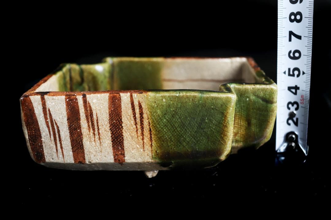 織部 八橋 向付 10客 懐石道具会席和食器陶芸鉢