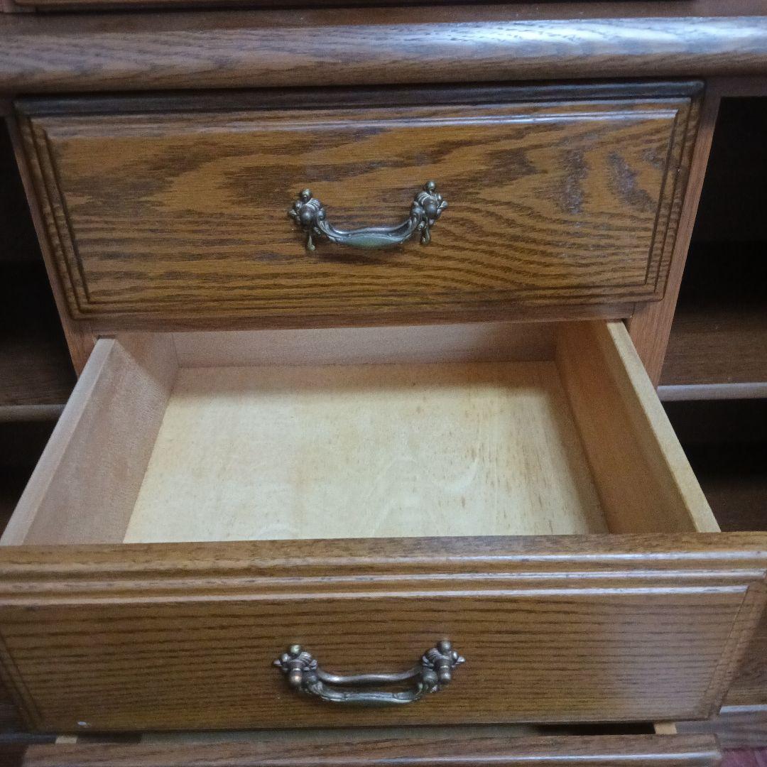 本棚　食器棚　木製 アンティーク　高さ190横120奥行き44