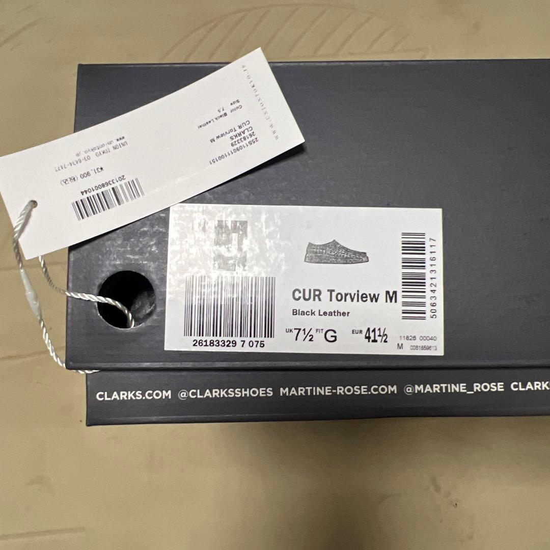 25ss Clarks Martine Rose Torview シューズ